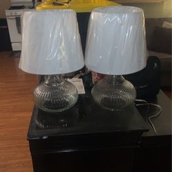 A Set Of 2 Lamps 