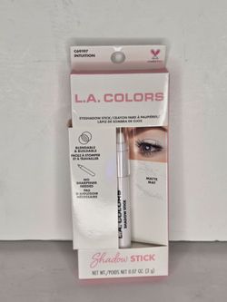 L.A. Colors Shadow Stick Matte Eyeshadow Crayon Intuition White New