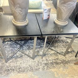 New Pair Of End Tables 