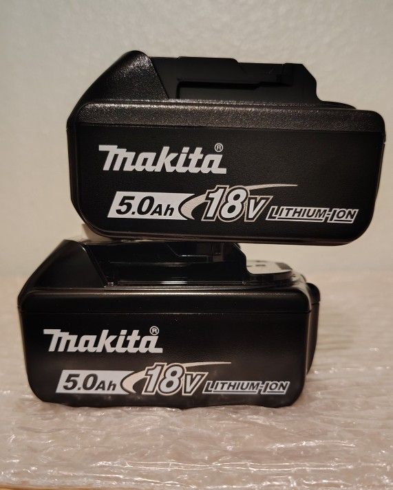 Makita 5.0ah Batteries Brand New...$140.... Pickup Only...