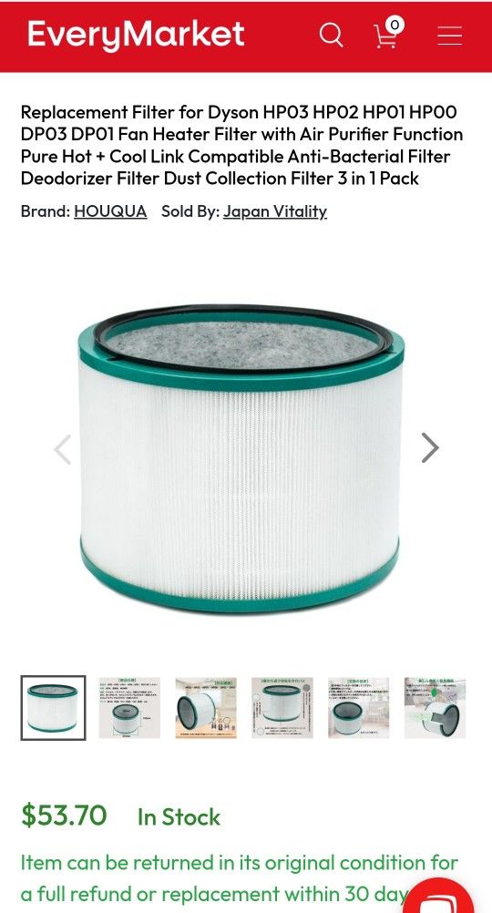 Dyson Air Filter Hp01 Hp02 Dp01