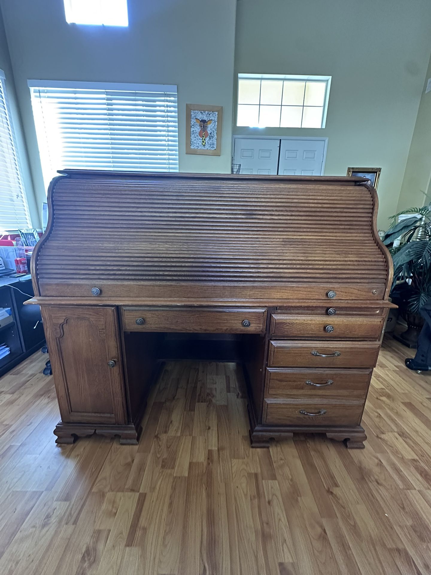 Gorgeous Roll Up Desk With Secret Compartment