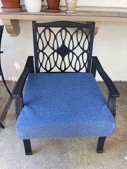 Patio metal chair