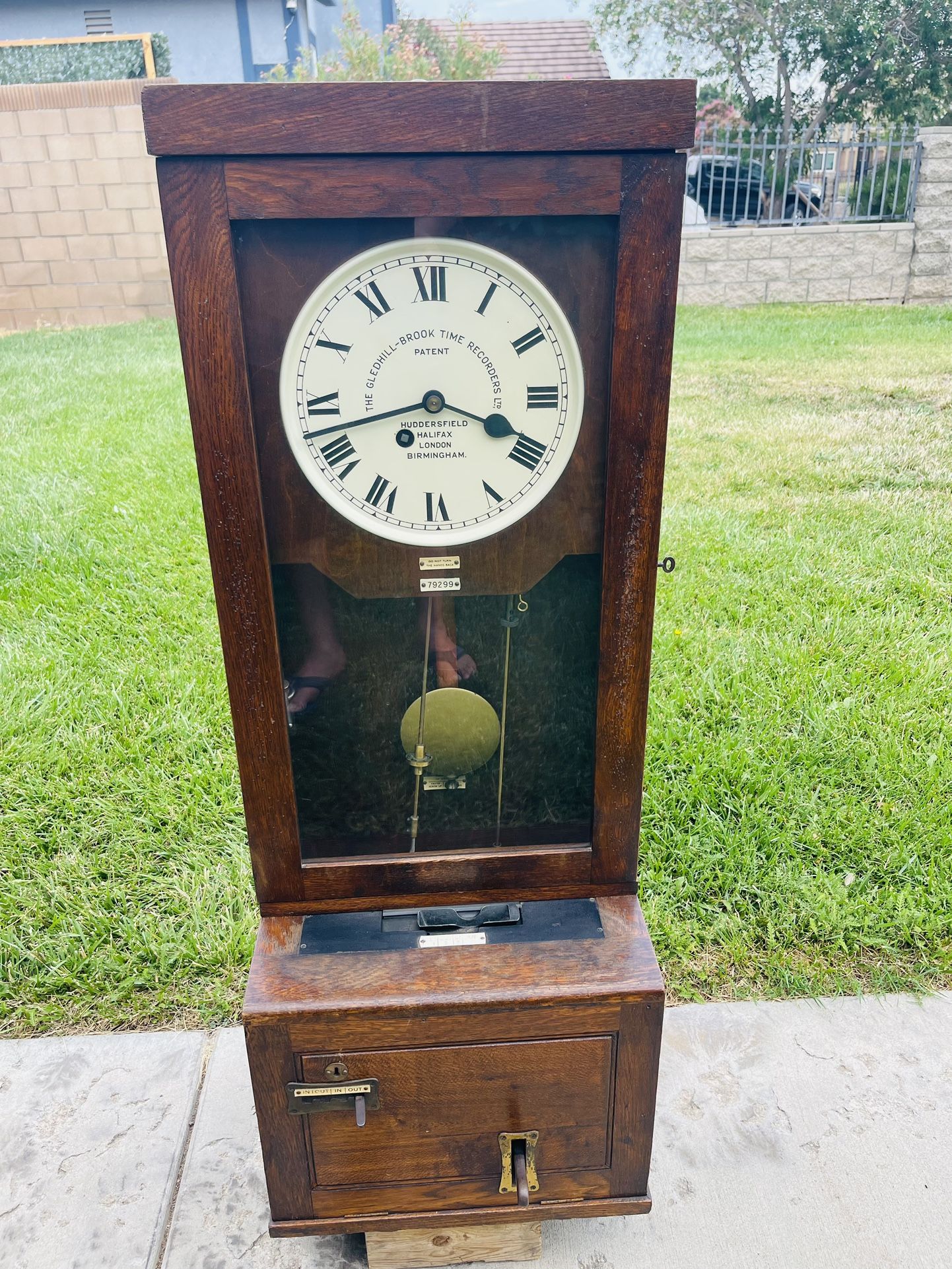 Gledhill-Brook Time Recorder 1900s $100