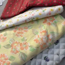 Beautiful Vintage 60s-70s Flannel Fabric