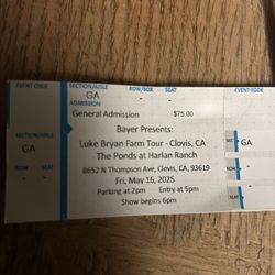Luke Bryan Concert Clovis, CA