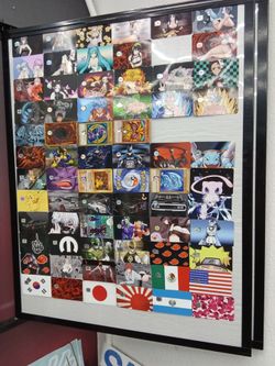 Vinyl sticker for cards