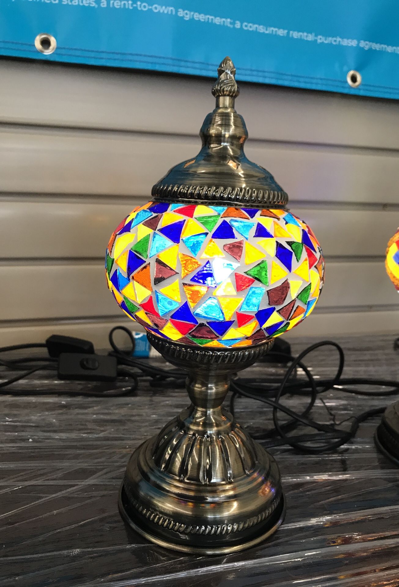 Hand Made Mosaic Lamp