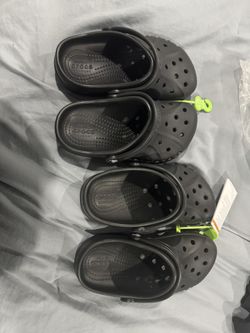 Brand New Crocks- Junior Size 2-black
