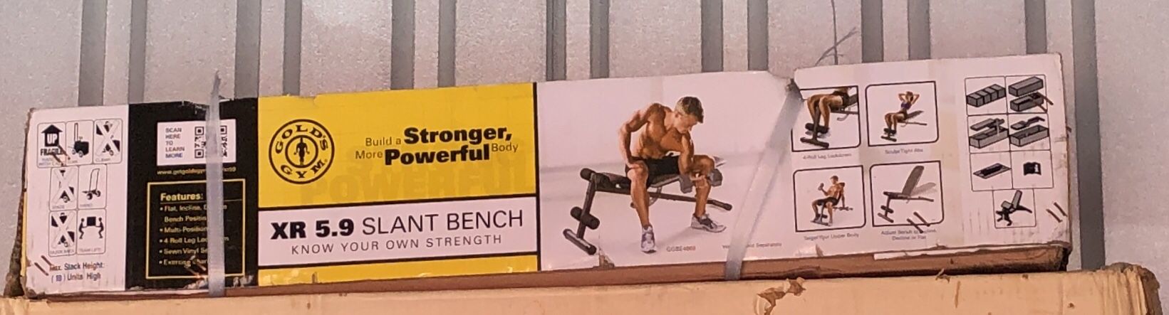 Slant work out bench