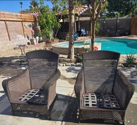 wicker chairs