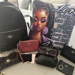Coach Wallets,  Backpack And Sunglasses w/cases