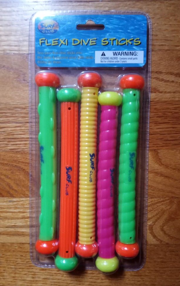 NEW. DIVE STICKS. 5-PACK
