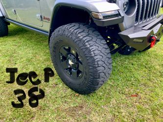 Jeep  Wrangler Gladiator Rockstars With 38 Inch Patagonia Milestars  Offroad Tires  Universal 5 Lug  Your Truck Needs To Be Lifted  