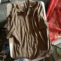 Ment Brown Shirt 