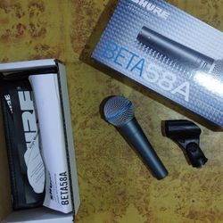 Shure Beta 58 Microphone - Brand New, Never Been Used, Still In The Box With All Accessories
