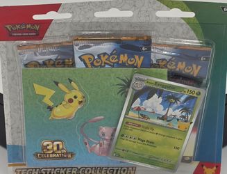 Pokémon TCG 30th Celebration Tech Sticker Collection