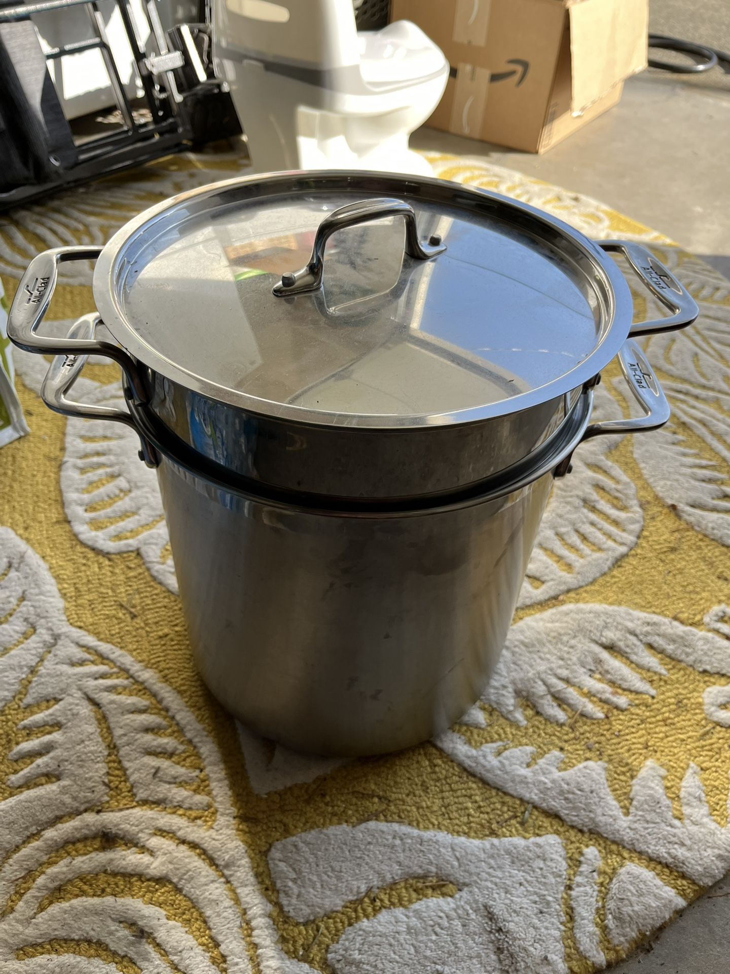 All-Clad Pasta Pot w/ Strainer - 13 Quart