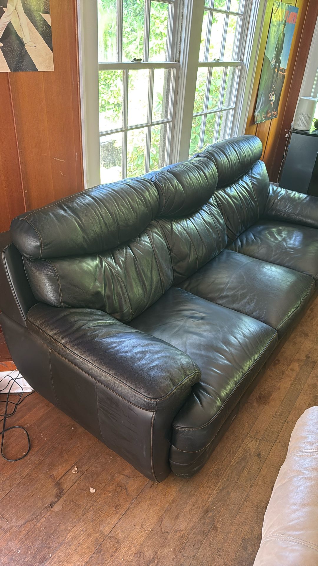 Black Leather Couch