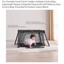 Portable Crib 2 in 1