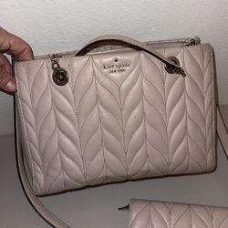 KATE SPADE PINK SET PURSE AND WALLET 