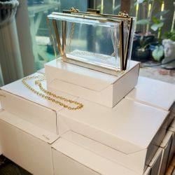 19 Clear Acrylic Evening Clutch Bags