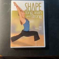SHAPE Long, Lean And Strong DVD Stretch Routine