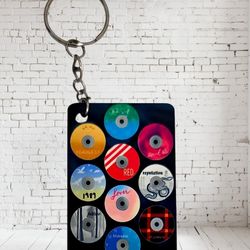 Taylor Swift Album Cover Poster Keychain 