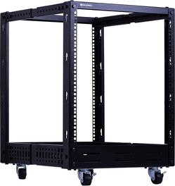 RackPath 12U Open Frame Server Rack – Heavy Duty 4 Post Adjustable Depth#1839WR9