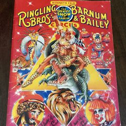 Vintage Ringling brothers Barnum and Bailey Circus magazine