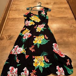 Women’s Old Navy Tropical Floral Dress Shipping Available