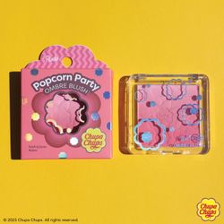 NEW Rude Cosmetics Chupa Chups Popcorn Party Ombre Powdered Blush - Berry Blast