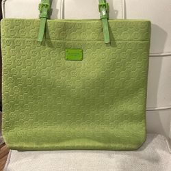Michael Kors green tote