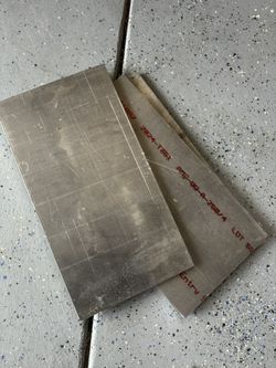 Aluminum Plates X3 - 10.5x20x3/8