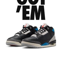 Air Jordan 3 Retro Og Rare Airs.