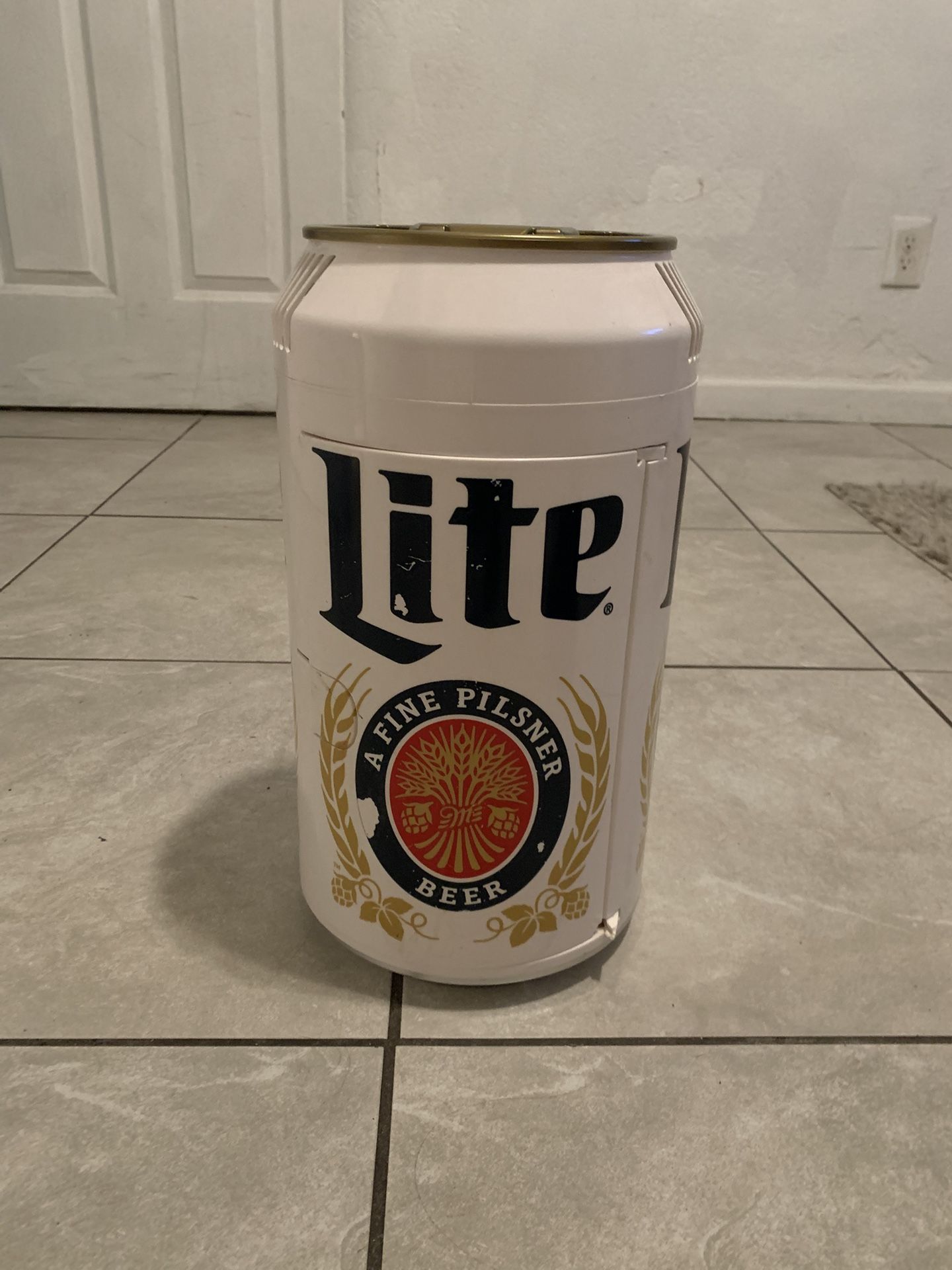 Beer Can Mini Fridge