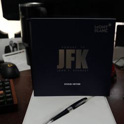 Montblanc John F. Kennedy Special Edition Pen – Complete Set (Box, Papers, Booklet)