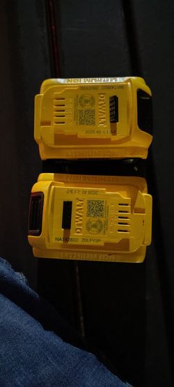 DeWalt batteries