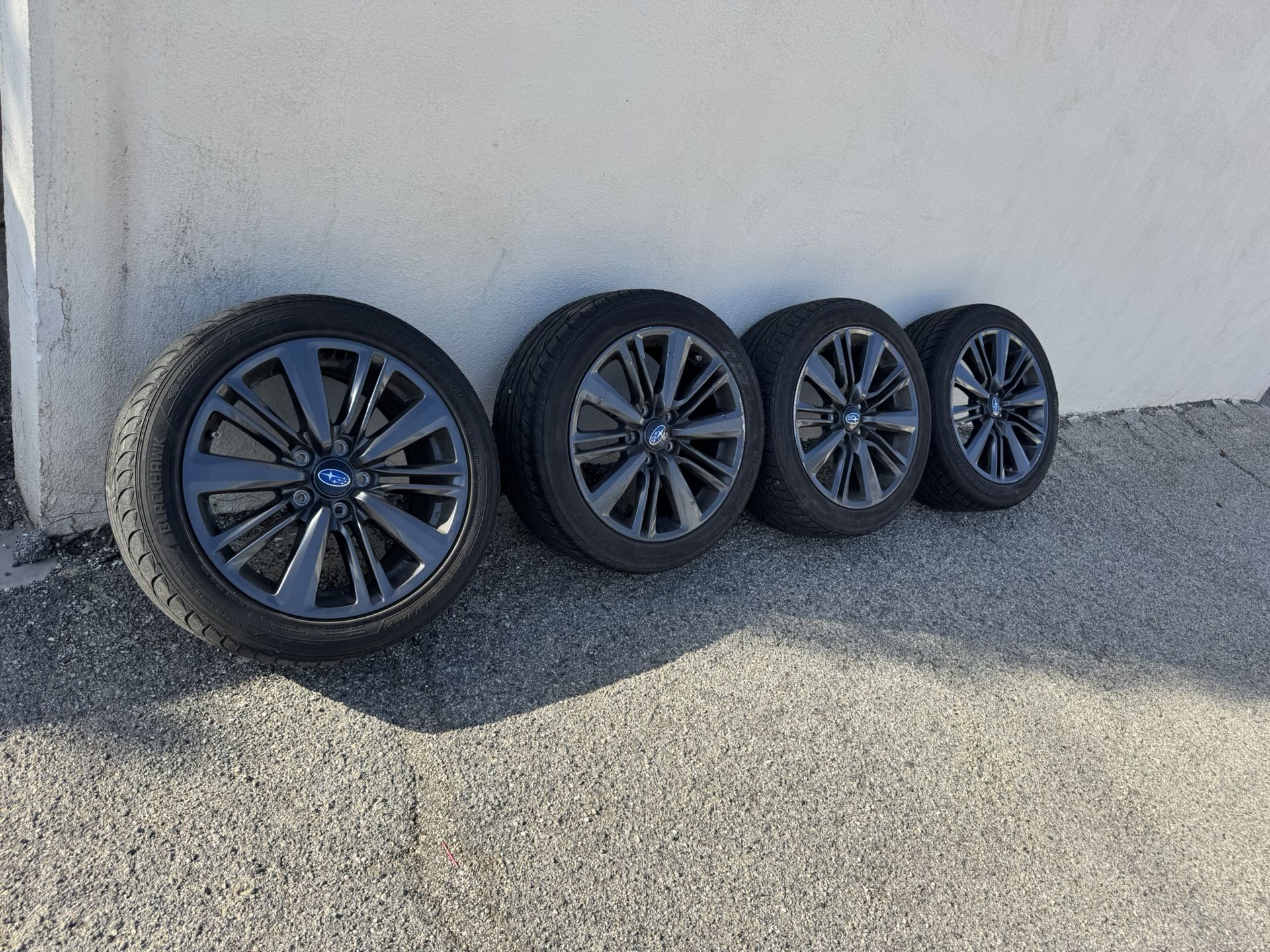 WRX oem wheels $250