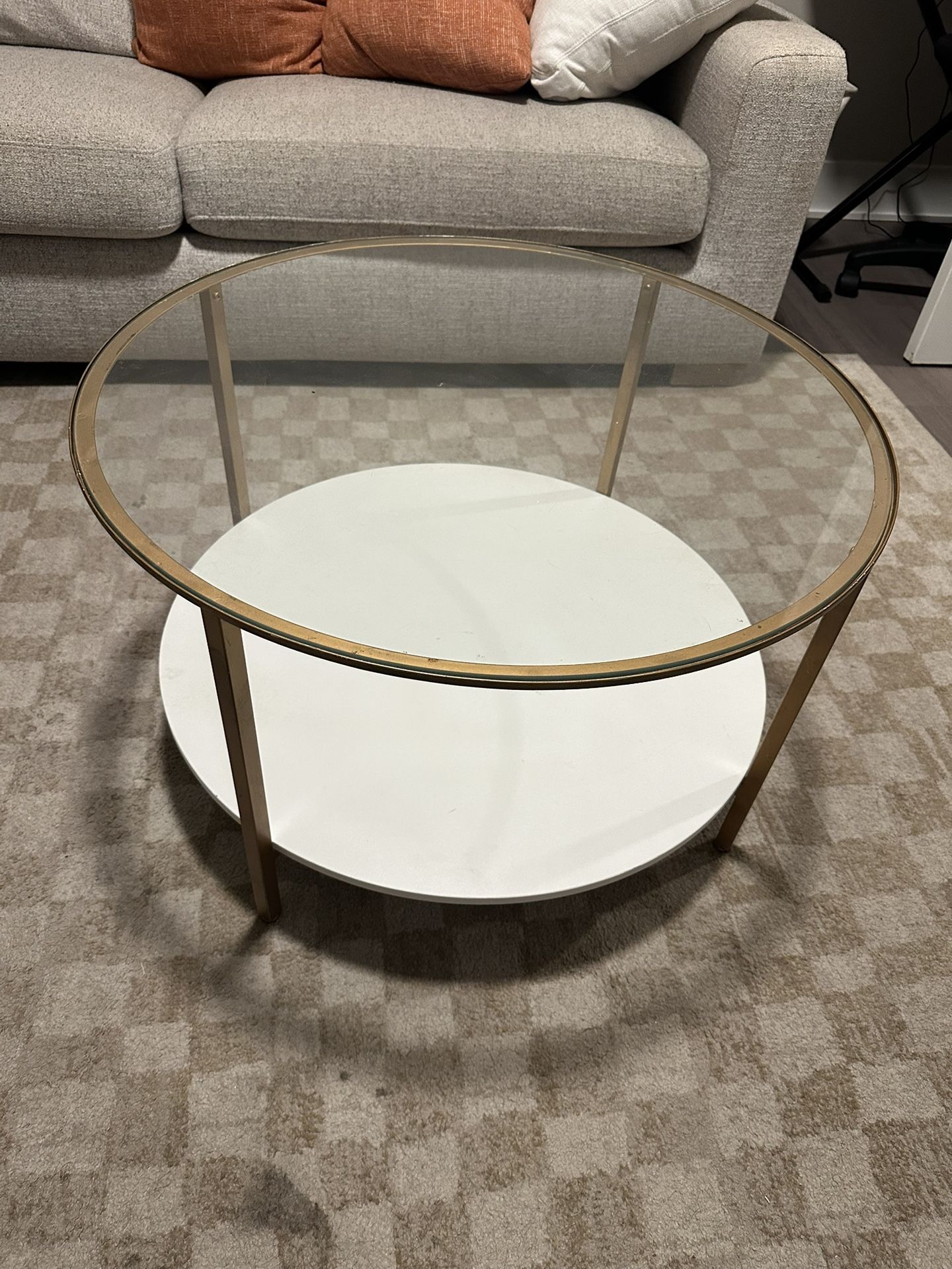 Small Round Glass Coffee Table