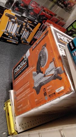 RIDGID 12 IN. DUAL BEVEL MITER SAW