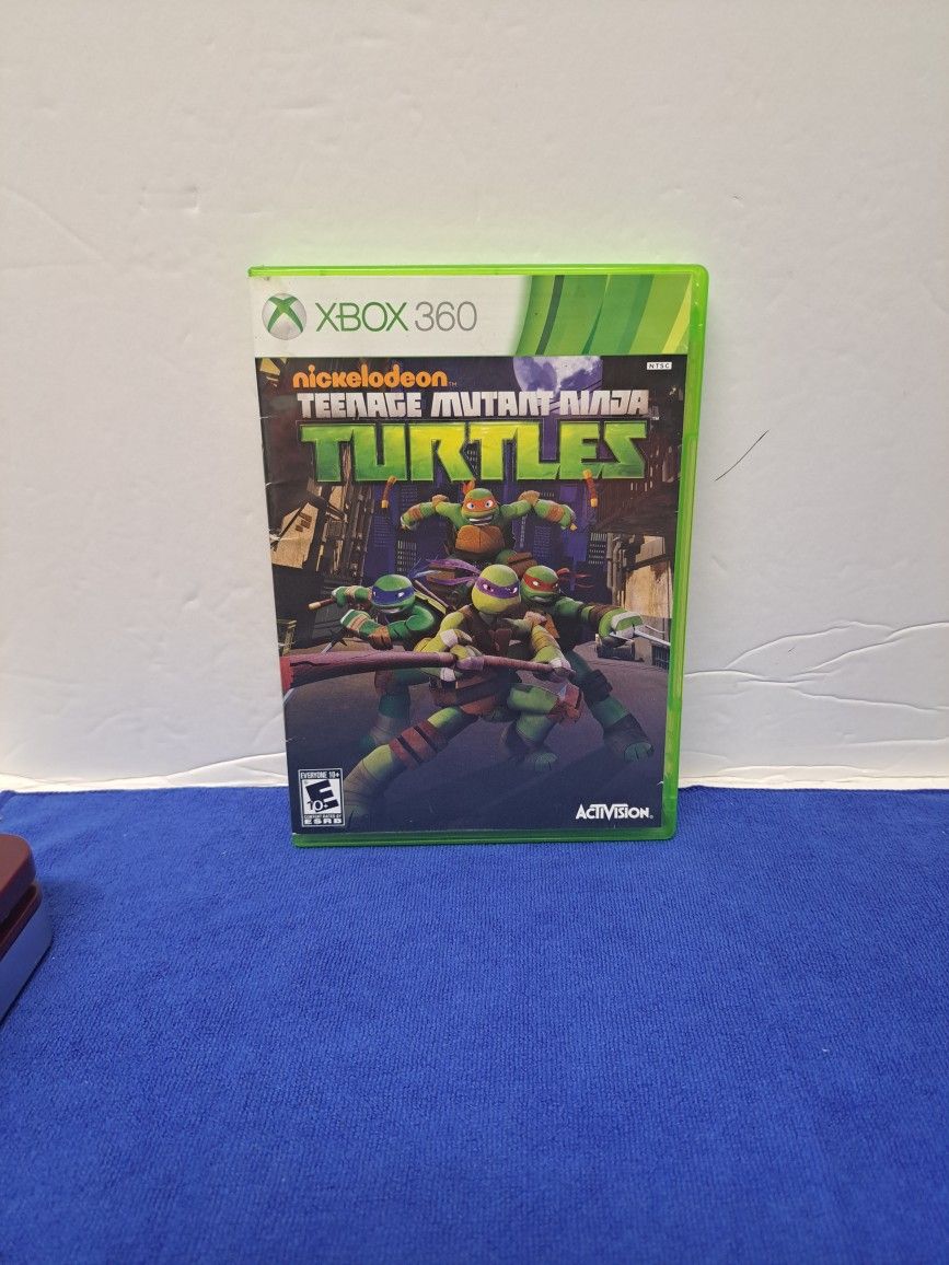 Nintendo Teenage Mutant Ninja Turtles For Xbox 360 No Manual