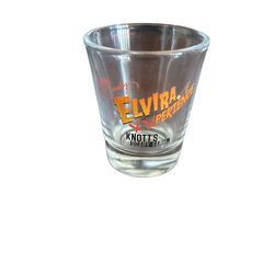 Knotts Scary Farm exclusive Elvira XXpertence shot glass brand new