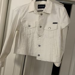 Calvin Klein White Jacket $6