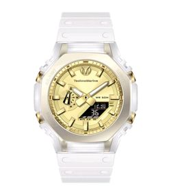 TechnoMarine Men's TM-925016 HydraTech Nautilus Frost/Clear 45mm Watch-NEW!!!!