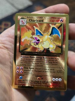 Metal Charizard Pokemon Card Celebrations