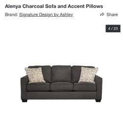 Alenya Sofa’s - Charcoal