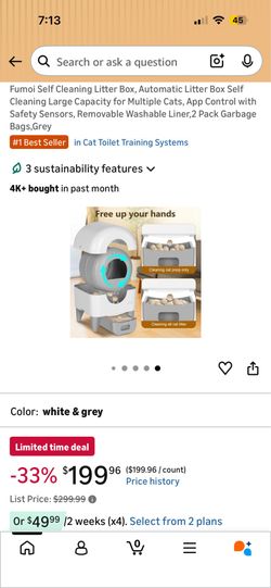 Smart cat litter box
