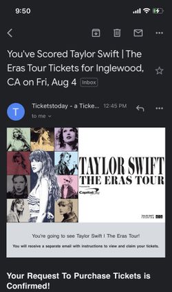 Taylor Swift Tickets 8/4