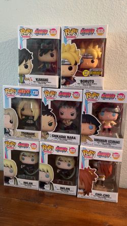 Boruto Funko Pop Lot